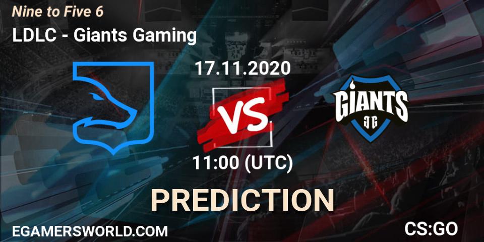 Prognoza LDLC - Giants Gaming. 17.11.2020 at 11:00, Counter-Strike (CS2), Nine to Five 6