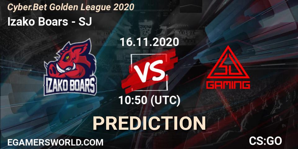 Prognoza Izako Boars - SJ. 16.11.20, CS2 (CS:GO), Cyber.Bet Golden League 2020