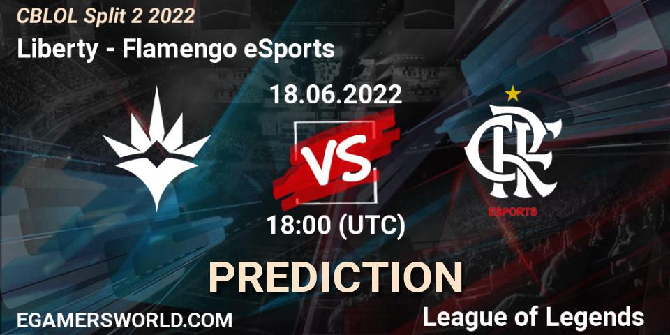 Prognoza Liberty - Flamengo eSports. 18.06.2022 at 18:20, LoL, CBLOL Split 2 2022