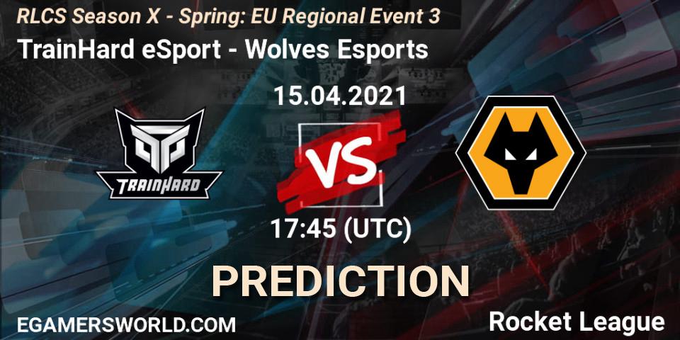 Prognoza TrainHard eSport - Wolves Esports. 15.04.2021 at 17:45, Rocket League, RLCS Season X - Spring: EU Regional Event 3