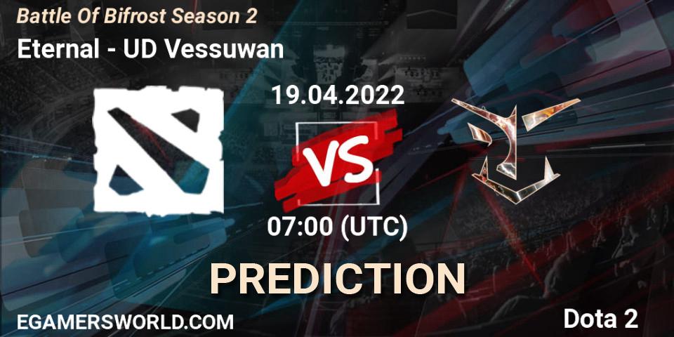 Prognoza Eternal - UD Vessuwan. 19.04.2022 at 07:33, Dota 2, Battle Of Bifrost Season 2