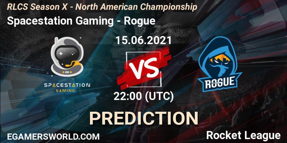 Prognoza Spacestation Gaming - Rogue. 15.06.2021 at 20:50, Rocket League, RLCS Season X - North American Championship