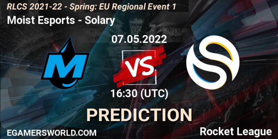 Prognoza Moist Esports - Solary. 07.05.2022 at 16:45, Rocket League, RLCS 2021-22 - Spring: EU Regional Event 1