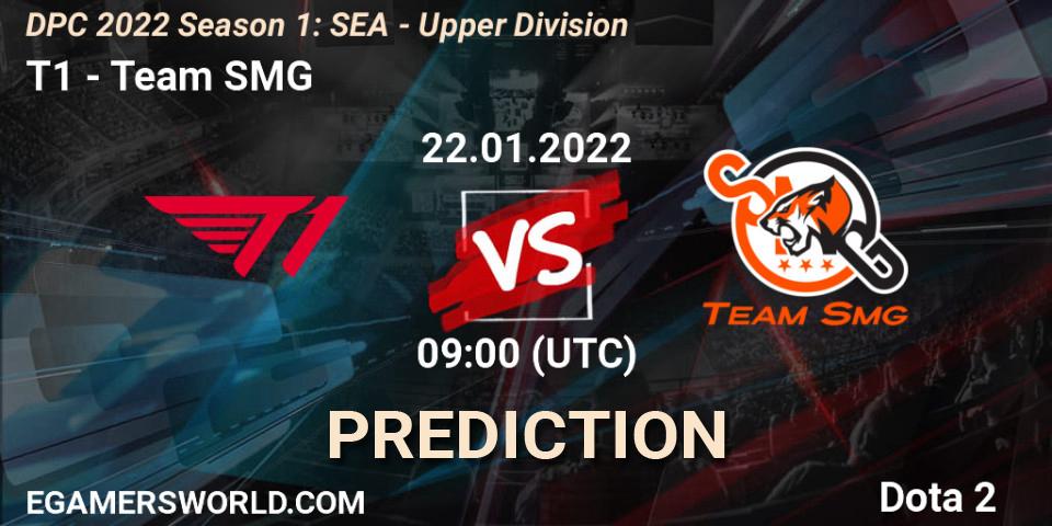 Prognoza T1 - Team SMG. 22.01.2022 at 12:07, Dota 2, DPC 2022 Season 1: SEA - Upper Division