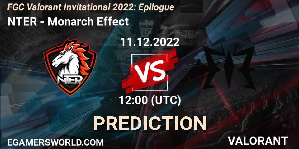 Prognoza NTER - Monarch Effect. 11.12.22, VALORANT, FGC Valorant Invitational 2022: Epilogue