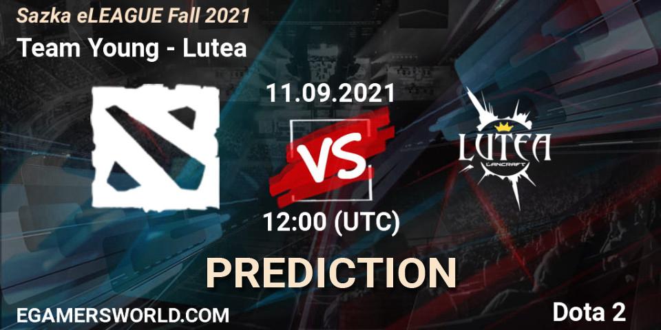 Prognoza Team Young - Lutea. 11.09.2021 at 12:11, Dota 2, Sazka eLEAGUE Fall 2021