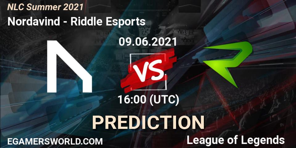 Prognoza Nordavind - Riddle Esports. 09.06.2021 at 16:00, LoL, NLC Summer 2021