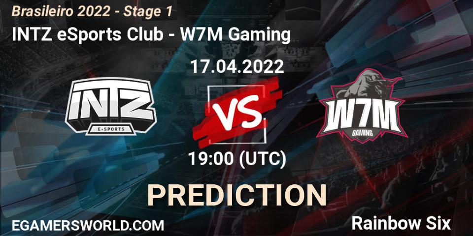 Prognoza INTZ eSports Club - W7M Gaming. 17.04.22, Rainbow Six, Brasileirão 2022 - Stage 1
