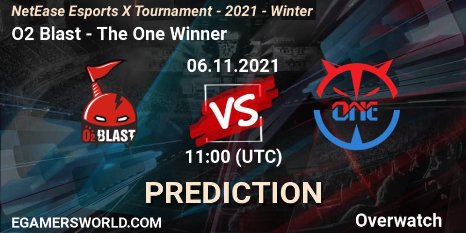 Prognoza O2 Blast - The One Winner. 06.11.21, Overwatch, NetEase Esports X Tournament - 2021 - Winter