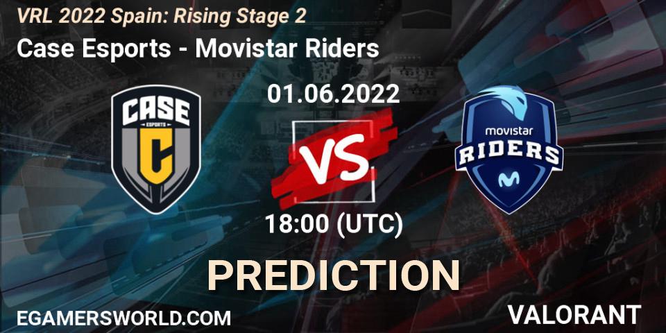 Prognoza Case Esports - Movistar Riders. 07.06.2022 at 14:00, VALORANT, VRL 2022 Spain: Rising Stage 2