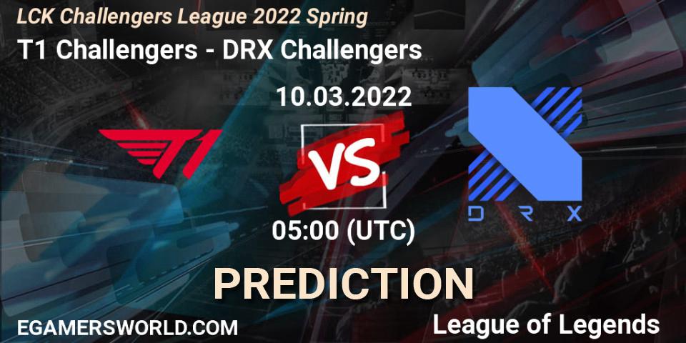 Prognoza T1 Challengers - DRX Challengers. 10.03.2022 at 05:00, LoL, LCK Challengers League 2022 Spring
