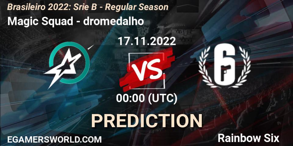 Prognoza Magic Squad - dromedalho. 17.11.22, Rainbow Six, Brasileirão 2022: Série B - Regular Season