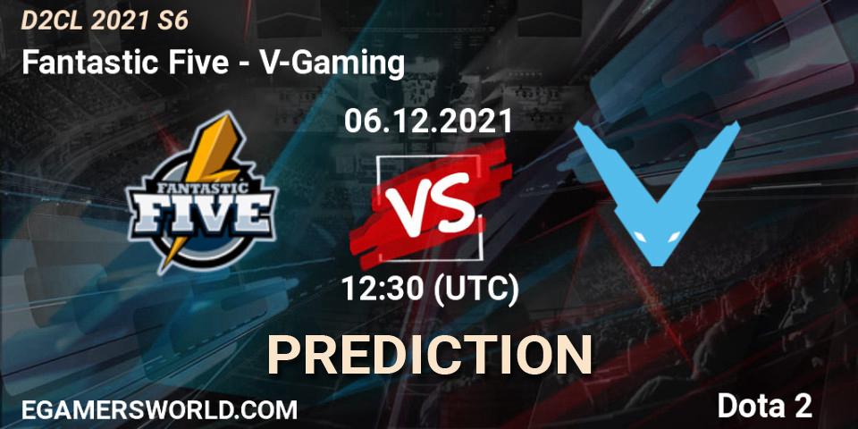 Prognoza Fantastic Five - V-Gaming. 06.12.2021 at 12:00, Dota 2, Dota 2 Champions League 2021 Season 6