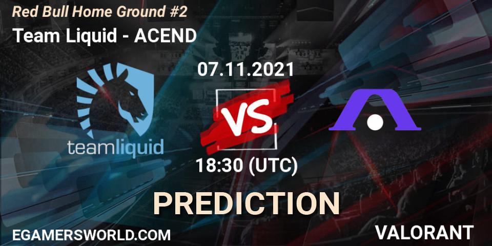 Prognoza Team Liquid - ACEND. 07.11.2021 at 17:05, VALORANT, Red Bull Home Ground #2