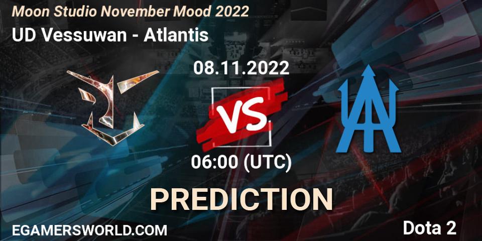 Prognoza UD Vessuwan - Atlantis. 08.11.22, Dota 2, Moon Studio November Mood 2022