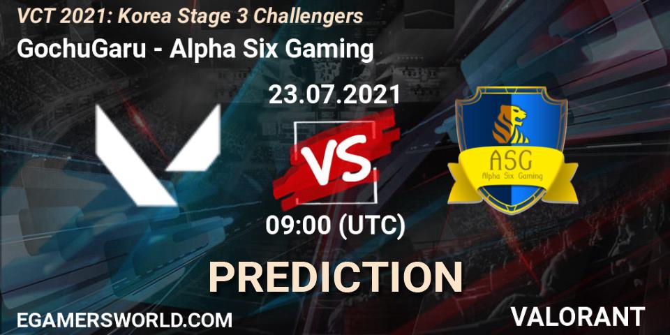 Prognoza GochuGaru - Alpha Six Gaming. 23.07.2021 at 09:00, VALORANT, VCT 2021: Korea Stage 3 Challengers