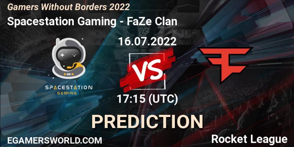 Prognoza Spacestation Gaming - FaZe Clan. 16.07.2022 at 17:15, Rocket League, Gamers Without Borders 2022