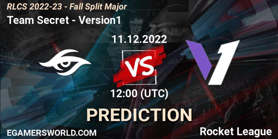 Prognoza Team Secret - Version1. 11.12.22, Rocket League, RLCS 2022-23 - Fall Split Major