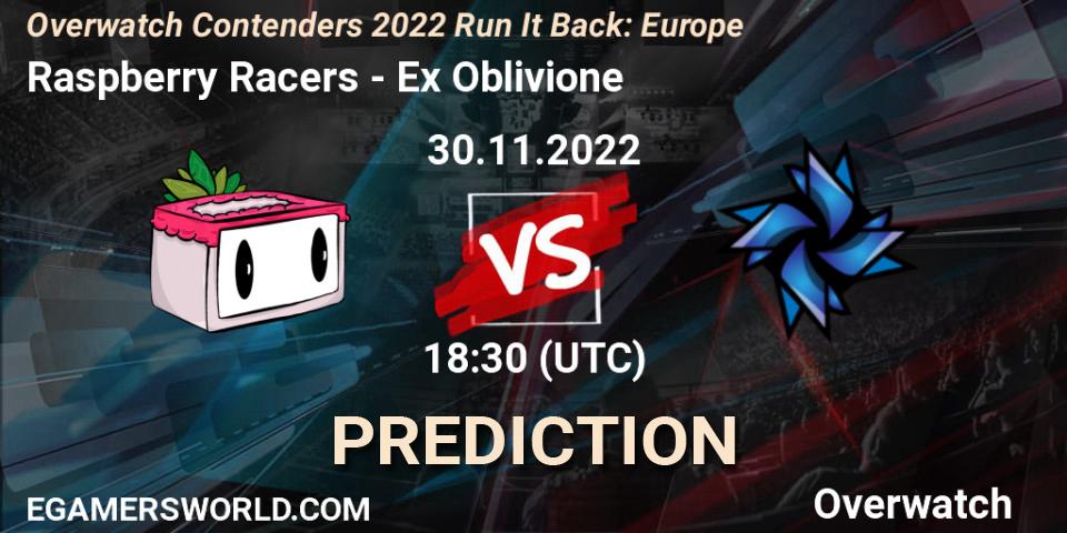 Prognoza Raspberry Racers - Ex Oblivione. 28.11.2022 at 17:00, Overwatch, Overwatch Contenders 2022 Run It Back: Europe