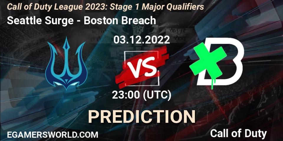 Prognoza Seattle Surge - Boston Breach. 03.12.2022 at 23:00, Call of Duty, Call of Duty League 2023: Stage 1 Major Qualifiers