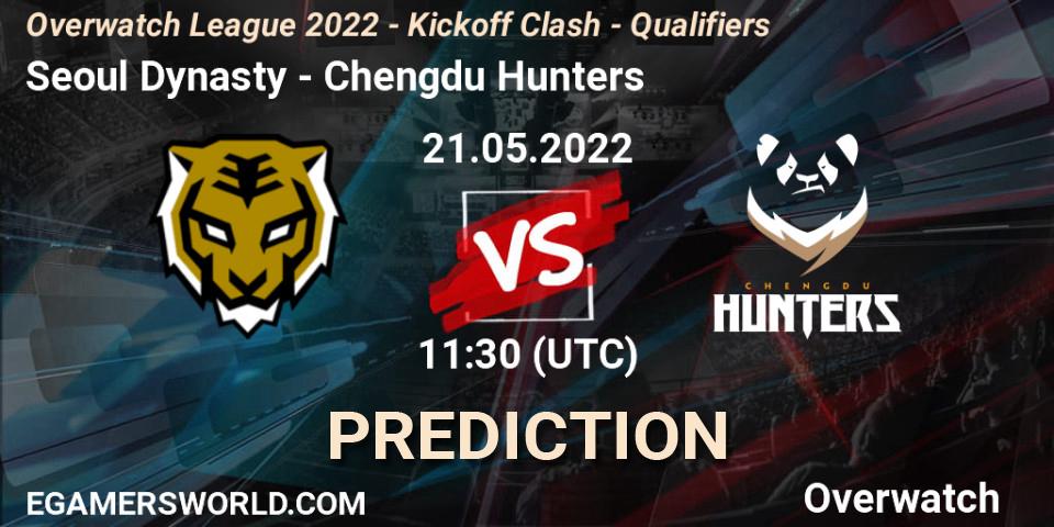 Prognoza Seoul Dynasty - Chengdu Hunters. 22.05.2022 at 11:10, Overwatch, Overwatch League 2022 - Kickoff Clash - Qualifiers