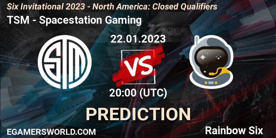 Prognoza TSM - Spacestation Gaming. 22.01.23, Rainbow Six, Six Invitational 2023 - North America: Closed Qualifiers