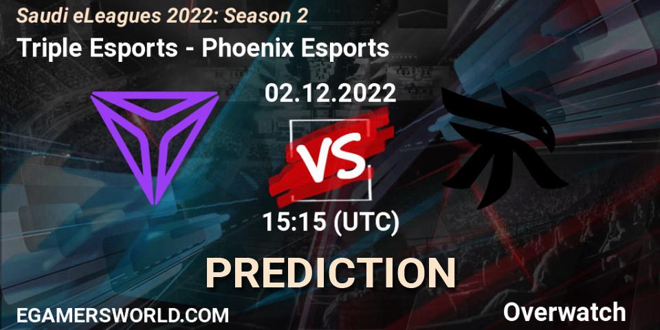 Prognoza Triple Esports - Phoenix Esports. 02.12.22, Overwatch, Saudi eLeagues 2022: Season 2