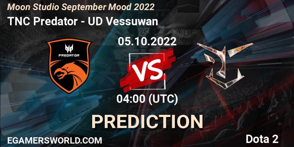 Prognoza TNC Predator - UD Vessuwan. 05.10.22, Dota 2, Moon Studio September Mood 2022