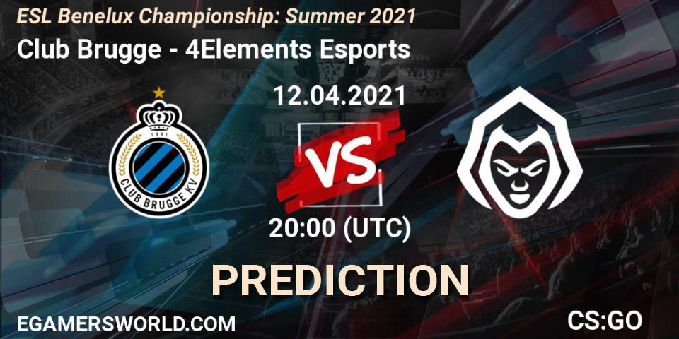 Prognoza Club Brugge - 4Elements Esports. 12.04.2021 at 20:00, Counter-Strike (CS2), ESL Benelux Championship: Summer 2021