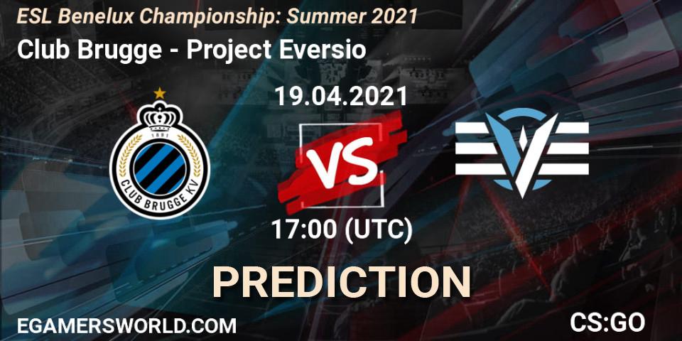 Prognoza Club Brugge - Project Eversio. 19.04.2021 at 17:00, Counter-Strike (CS2), ESL Benelux Championship: Summer 2021