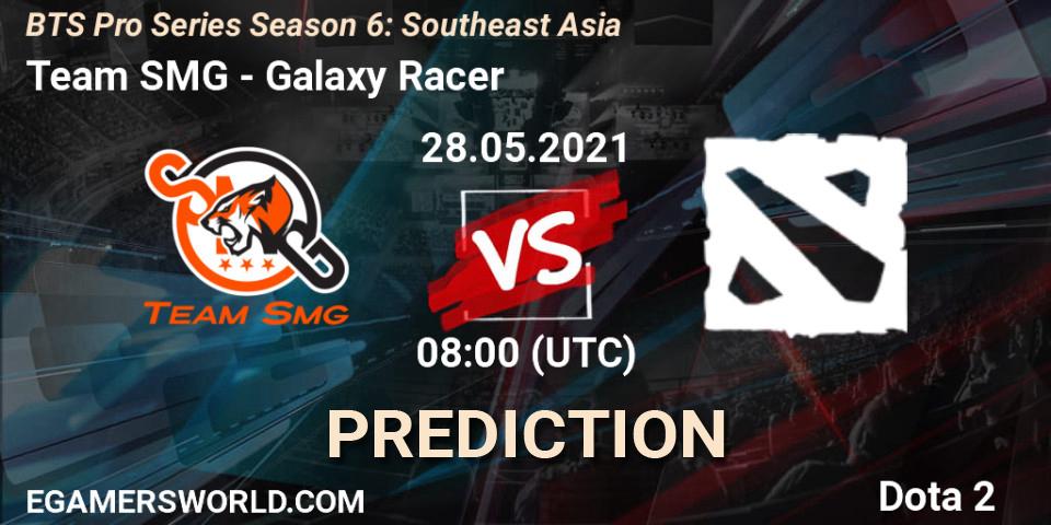 Prognoza Team SMG - Galaxy Racer. 28.05.2021 at 08:01, Dota 2, BTS Pro Series Season 6: Southeast Asia