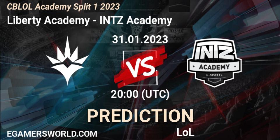 Prognoza Liberty Academy - INTZ Academy. 31.01.2023 at 20:00, LoL, CBLOL Academy Split 1 2023