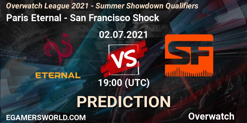 Prognoza Paris Eternal - San Francisco Shock. 02.07.2021 at 19:00, Overwatch, Overwatch League 2021 - Summer Showdown Qualifiers