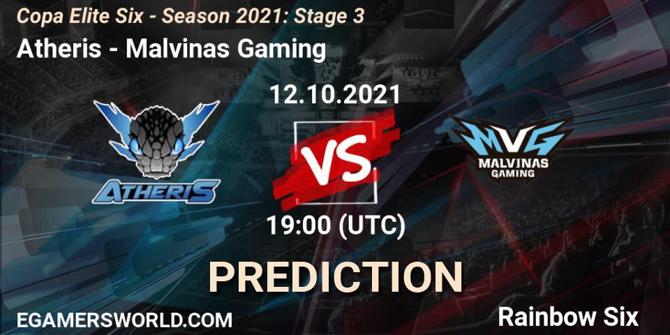 Prognoza Atheris - Malvinas Gaming. 12.10.2021 at 19:00, Rainbow Six, Copa Elite Six - Season 2021: Stage 3