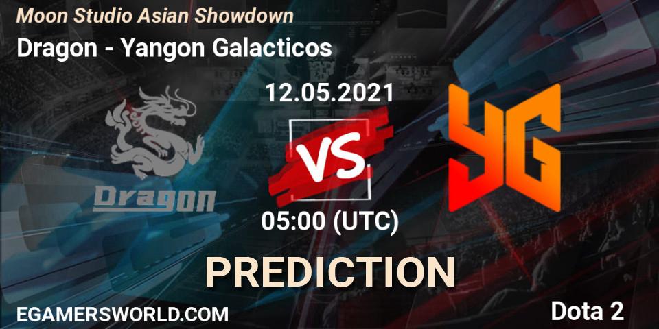 Prognoza Dragon - Yangon Galacticos. 12.05.2021 at 05:15, Dota 2, Moon Studio Asian Showdown