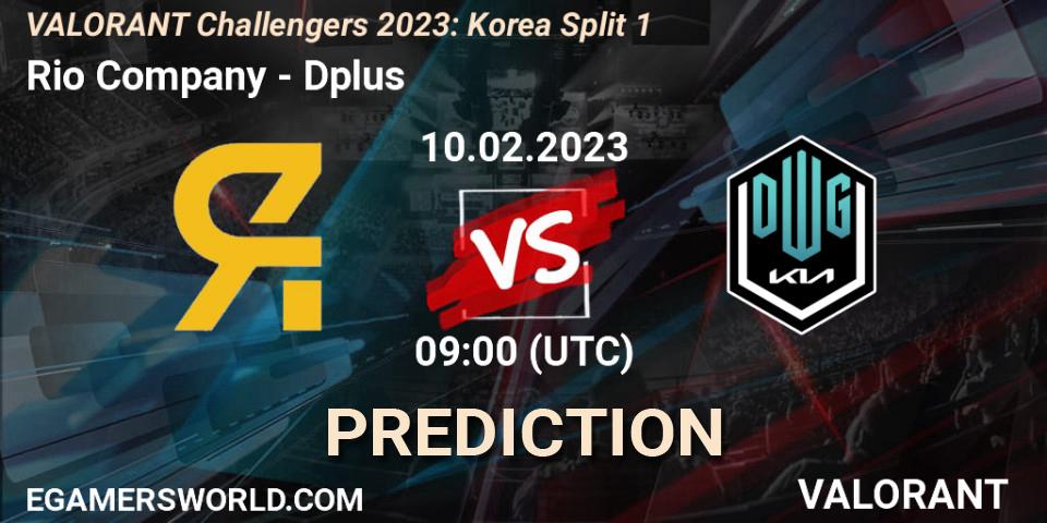 Prognoza Rio Company - Dplus. 10.02.23, VALORANT, VALORANT Challengers 2023: Korea Split 1