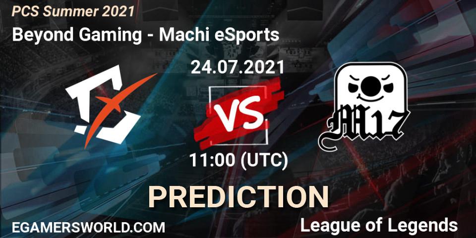 Prognoza Beyond Gaming - Machi eSports. 24.07.2021 at 11:00, LoL, PCS Summer 2021