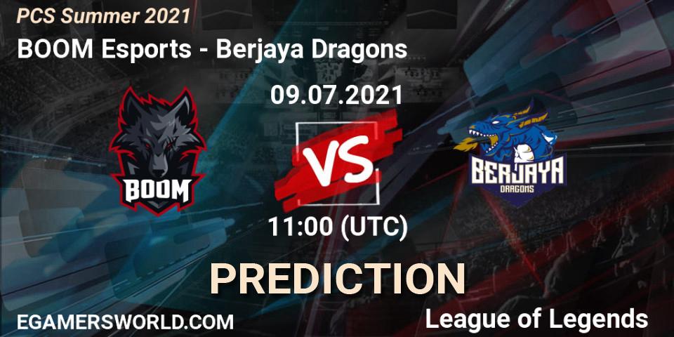 Prognoza BOOM Esports - Berjaya Dragons. 09.07.2021 at 11:00, LoL, PCS Summer 2021