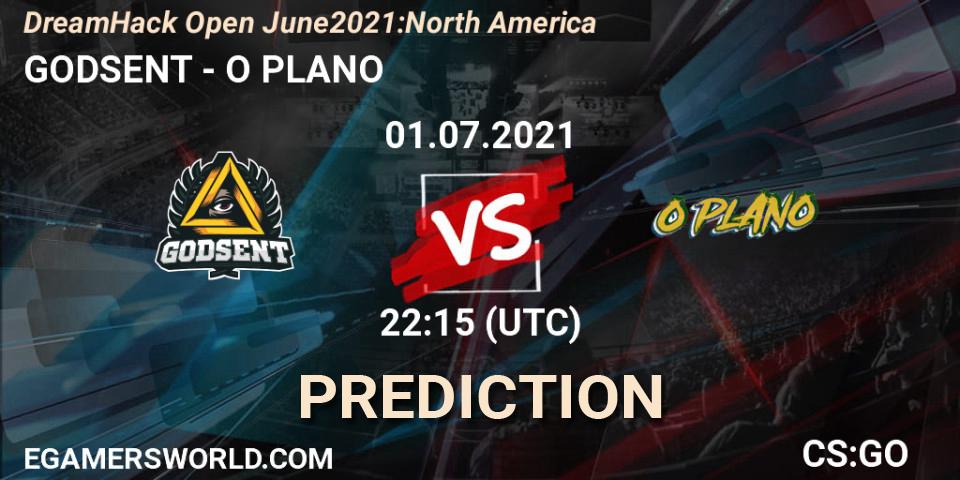 Prognoza GODSENT - O PLANO. 01.07.2021 at 22:15, Counter-Strike (CS2), DreamHack Open June 2021: North America