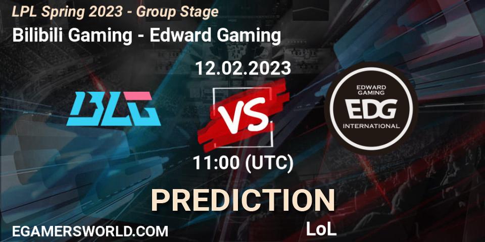 Prognoza Bilibili Gaming - Edward Gaming. 12.02.23, LoL, LPL Spring 2023 - Group Stage