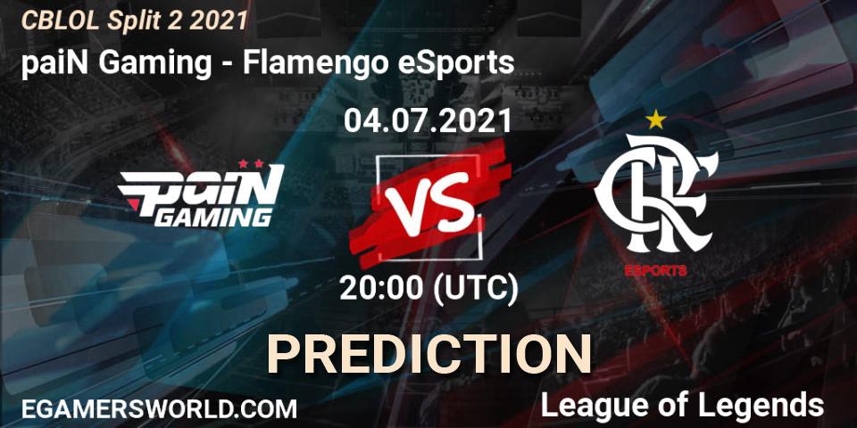 Prognoza paiN Gaming - Flamengo eSports. 04.07.2021 at 20:00, LoL, CBLOL Split 2 2021