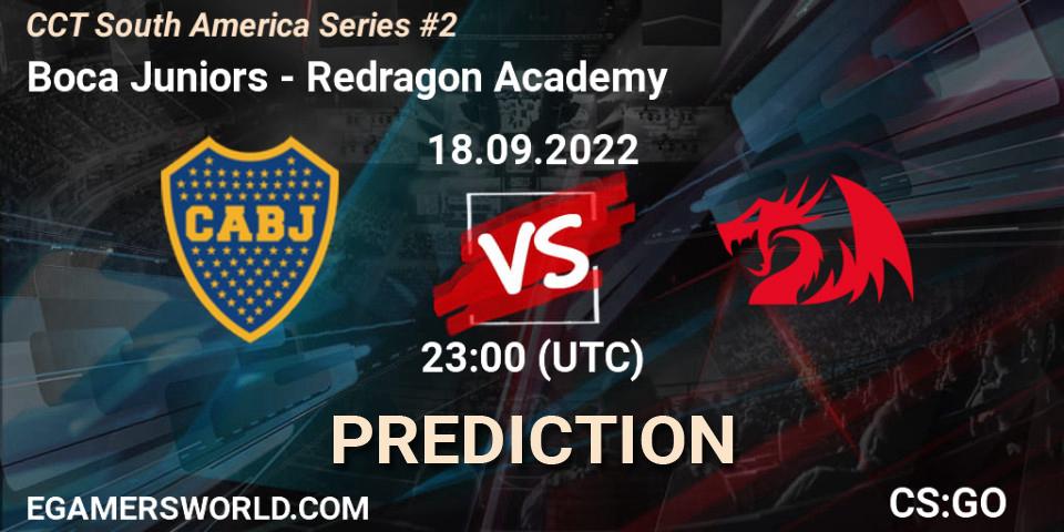 Prognoza Boca Juniors - Redragon Academy. 18.09.2022 at 23:35, Counter-Strike (CS2), CCT South America Series #2