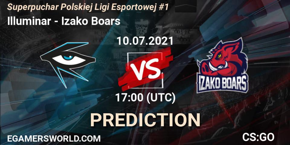Prognoza Illuminar - Izako Boars. 10.07.2021 at 17:40, Counter-Strike (CS2), Superpuchar Polskiej Ligi Esportowej #1