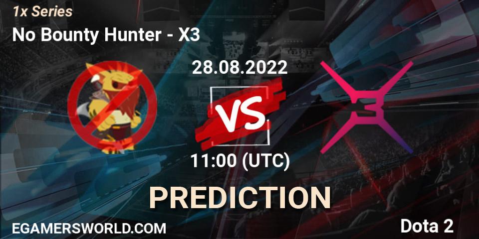 Prognoza No Bounty Hunter - X3. 28.08.2022 at 11:00, Dota 2, 1x Series