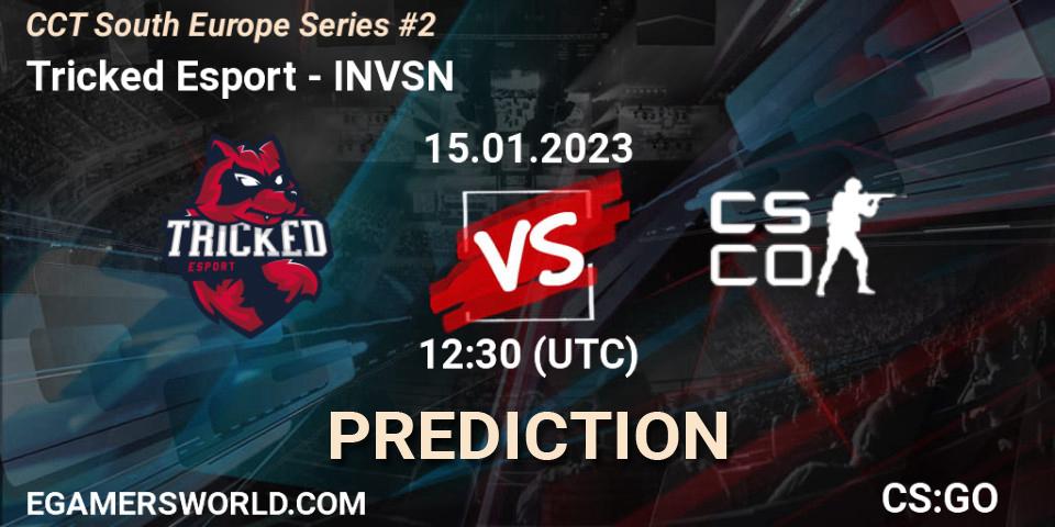 Prognoza Tricked Esport - INVSN. 15.01.2023 at 12:30, Counter-Strike (CS2), CCT South Europe Series #2