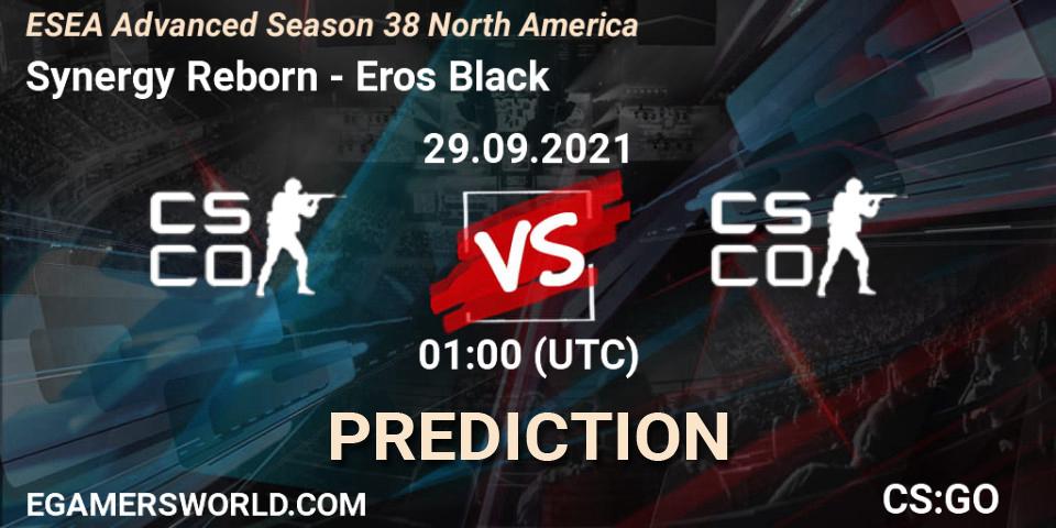 Prognoza Synergy Reborn - Eros Black. 29.09.2021 at 01:10, Counter-Strike (CS2), ESEA Advanced Season 38 North America