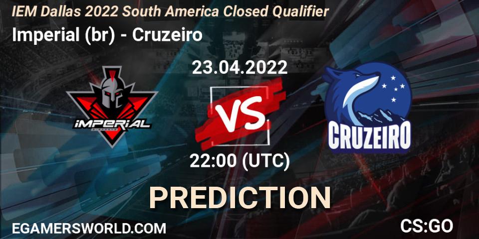 Prognoza Imperial (br) - Cruzeiro. 23.04.2022 at 22:25, Counter-Strike (CS2), IEM Dallas 2022 South America Closed Qualifier