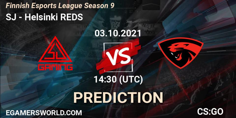 Prognoza SJ - Helsinki REDS. 03.10.2021 at 14:45, Counter-Strike (CS2), Finnish Esports League Season 9