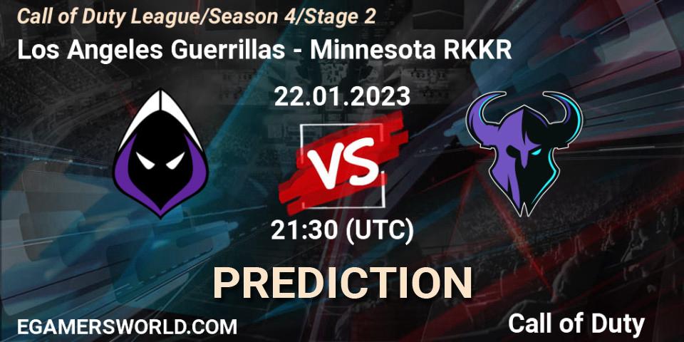 Prognoza Los Angeles Guerrillas - Minnesota RØKKR. 22.01.2023 at 21:30, Call of Duty, Call of Duty League 2023: Stage 2 Major Qualifiers
