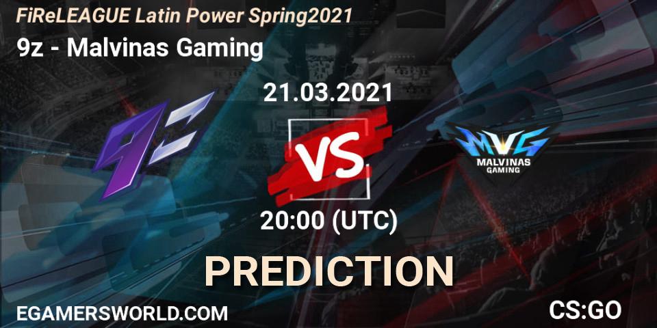 Prognoza 9z - Malvinas Gaming. 21.03.21, CS2 (CS:GO), FiReLEAGUE Latin Power Spring 2021 - BLAST Premier Qualifier